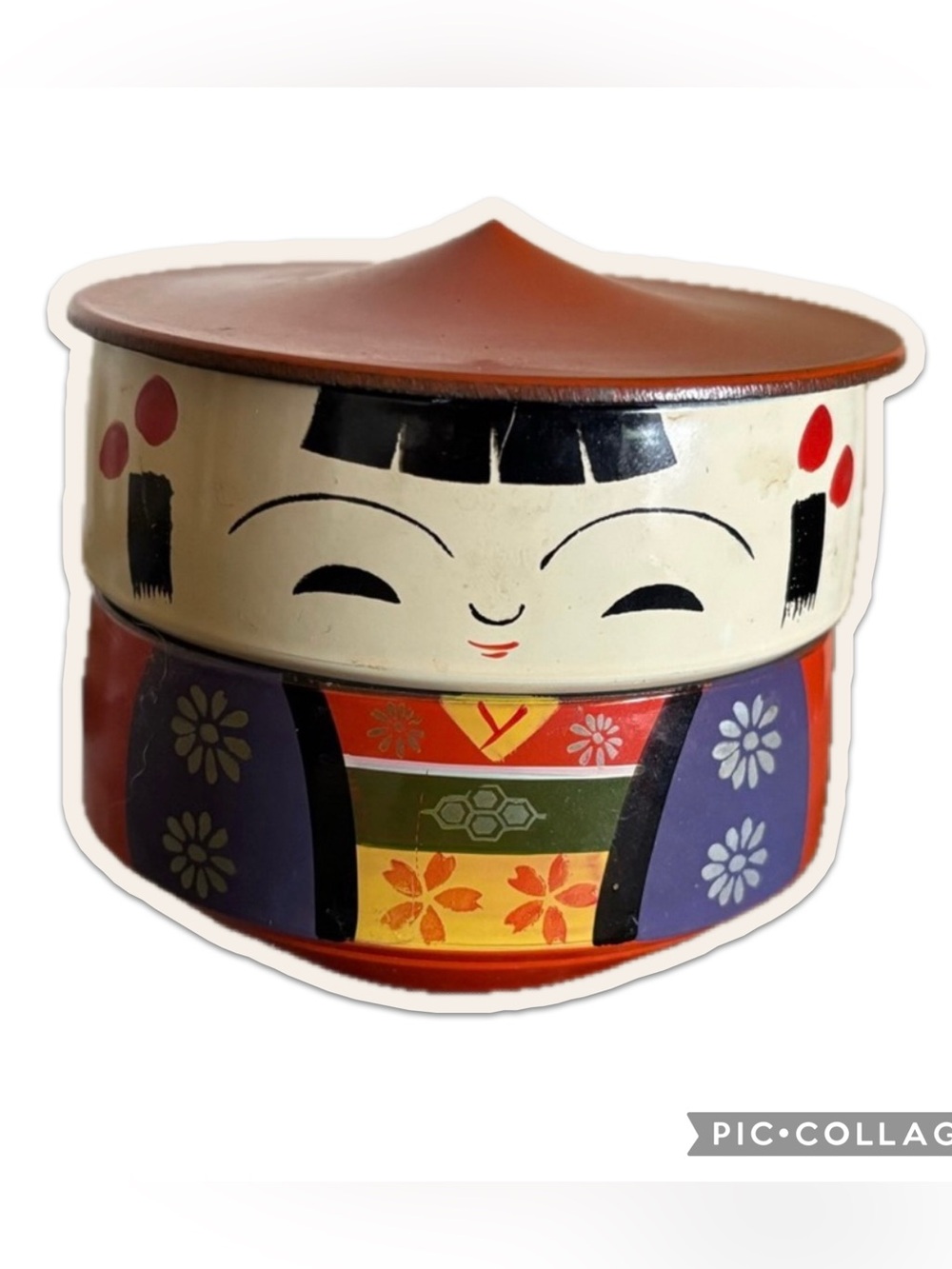 Kokeshi Doll Art trinket